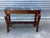 Burnt Umber French Antique Empire Console Table W/Marble Top For Sale - Image 8 of 9