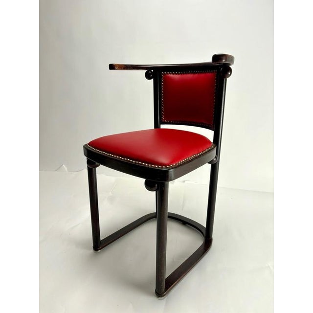 Fledermaus Chairs attributed to Josef Hoffmann, Austria, 1905, Set of 2 For Sale - Image 4 of 13