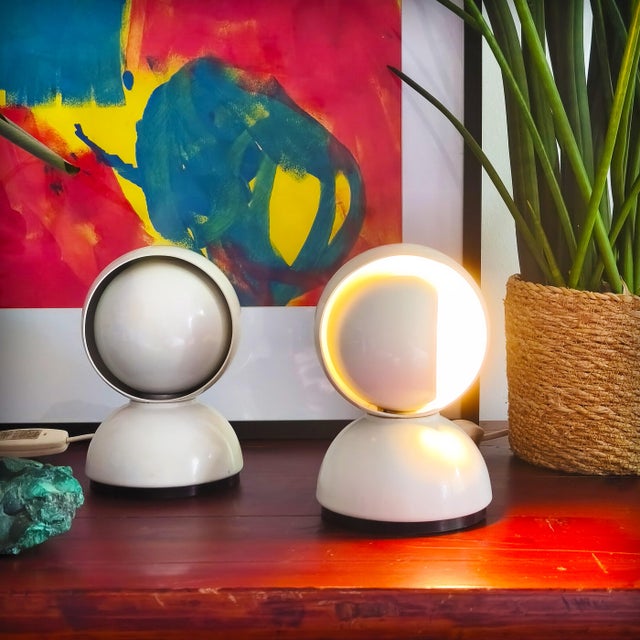 Eclisse Lamps by Vico Magistretti for Artemide, Italy, 1965, Set of 2 For Sale - Image 6 of 18