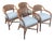 4 Authentic McGuire Vintage Rattan Cane Back Armchairs, Coastal Style For Sale