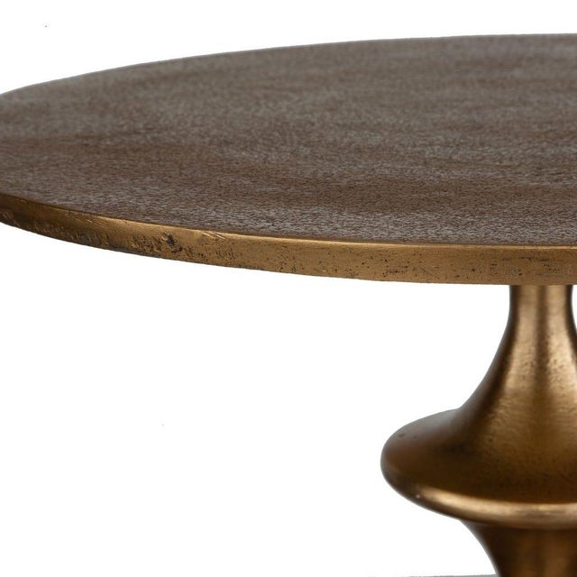 2020s Jetson Brass Finish Side Table For Sale - Image 5 of 6