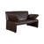 Leather Two-Seater Brown Manual Function Sofa by Jori Linea For Sale - Image 4 of 16