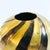 Striped Brass Sphere Vase For Sale - Image 4 of 6