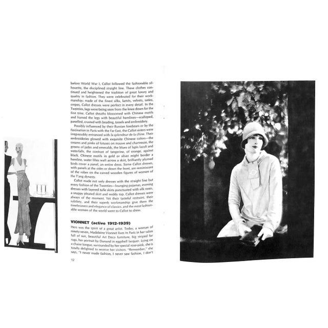 Black "The 10s, the 20s, the 30s: Inventive Clothes 1909-1939" Vreeland, Diana For Sale - Image 8 of 11