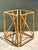 Vintage Wrapped Rattan Dining Table Pedestal For Sale - Image 15 of 16