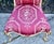 1970s French Rococo Boudoir Side Chair Red Gold Giltwood Cabriole Leg Medallion Urn For Sale - Image 5 of 16