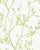Schumacher Twiggy Paperweave Wallpaper in Leaf For Sale