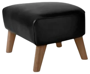 Nevada Black 0500s My Own Chair Footsool by Lassen