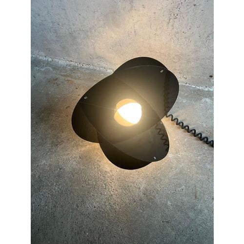 Black Luna Lamp from Rinaldo Cutini, Italy, 1960s For Sale - Image 12 of 12