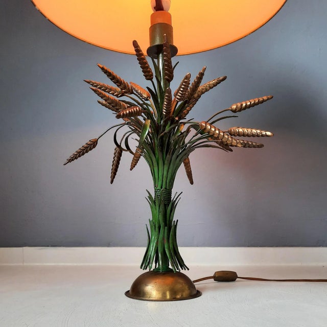 Mid-Century Modern Wheat Sheaf Table Lamp, 1950s For Sale - Image 3 of 12