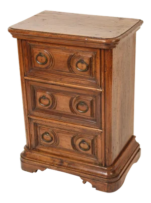 Antique Baroque Style Walnut Chest of Drawers