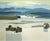 Mid-Century Modern 'Light Over the Valley' Swedish Original Semi-Abstract Landscape Oil Painting, Framed For Sale - Image 12 of 13