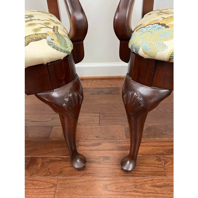 Late 20th Century Set of 10 Chippendale Style Dining Chairs by Century Furniture Company For Sale - Image 9 of 12