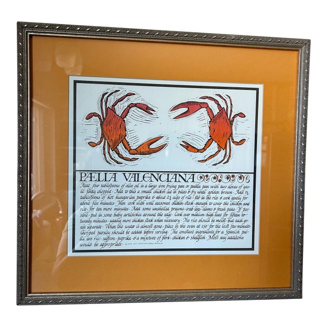 Mid-Century Calligraphed Recipes - Set of 13 For Sale