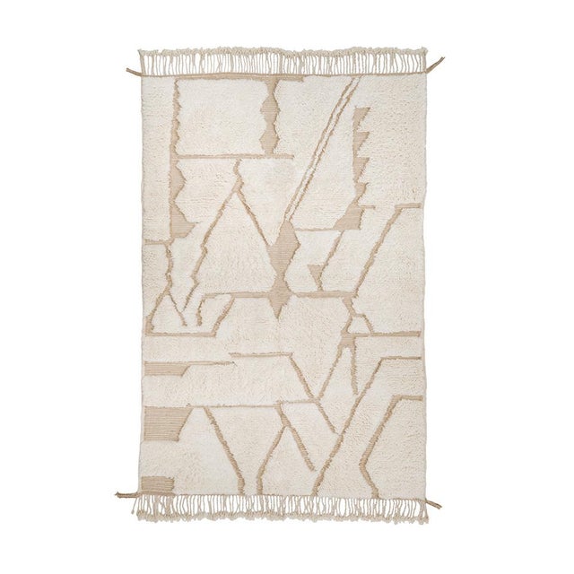 Hand-Knotted Wool Rug by Azele Studio For Sale - Image 9 of 9