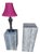 Stunning Pair of Travertine Pedestals For Sale