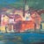 Abstract Expressionism 1970’s Abstract Expressionist Cityscape Painting on Canvas For Sale - Image 3 of 5