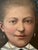 19th Century German School, Portrait Painting of a Young Girl, 1800s, Oil on Canvas, Framed For Sale - Image 5 of 9