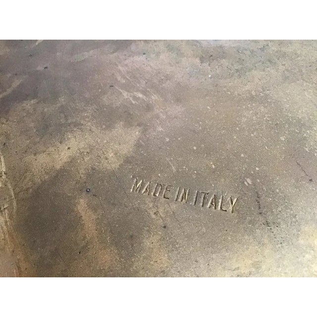 1960s tall Italian brass obelisk.