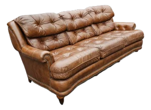 Vintage 1982 Leather Chesterfield Sofa by Classic Leather