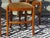 Wooden Chairs with Golden Velvet Top, 1980s, Set of 4 For Sale - Image 4 of 18