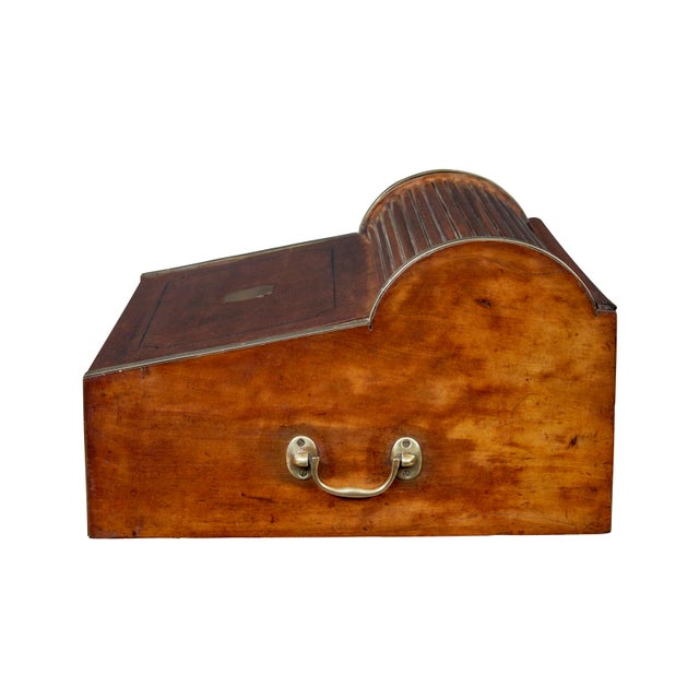 Brown Metamorphic Camphor Writing Slope, 1890s For Sale - Image 8 of 11