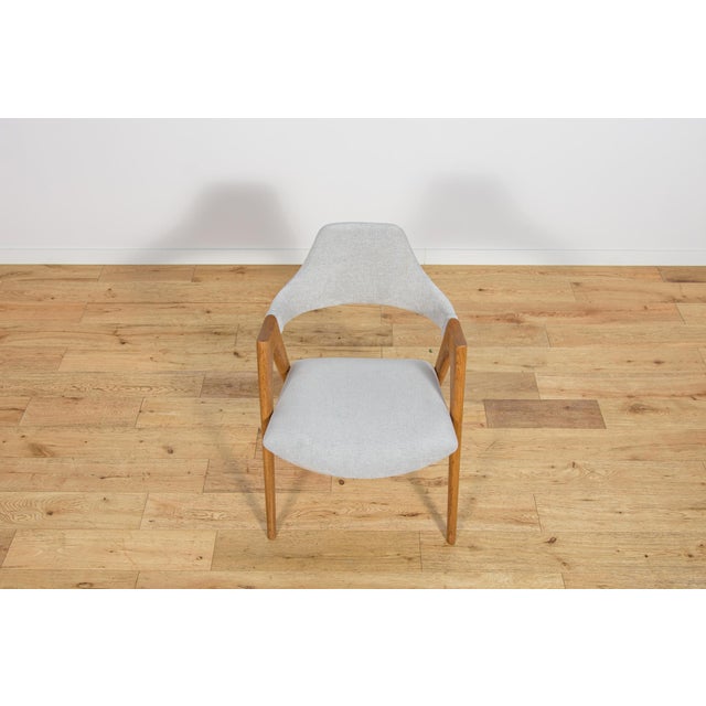 Brown Compass Dining Chairs by Kai Kristiansen for Sva Møbler, 1960s, Set of 4 For Sale - Image 8 of 18