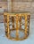 Mid-20th Century Coastal Refinished Tortoise Rattan Cane Drum Side Table For Sale - Image 11 of 11