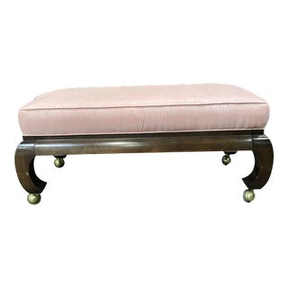 Late 20th Century Ming Style Rolling Bench For Sale