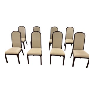 1980s Set of 8 Casual Dining Side Chairs Made by Century Chair Company in Hickory, North Carolina For Sale