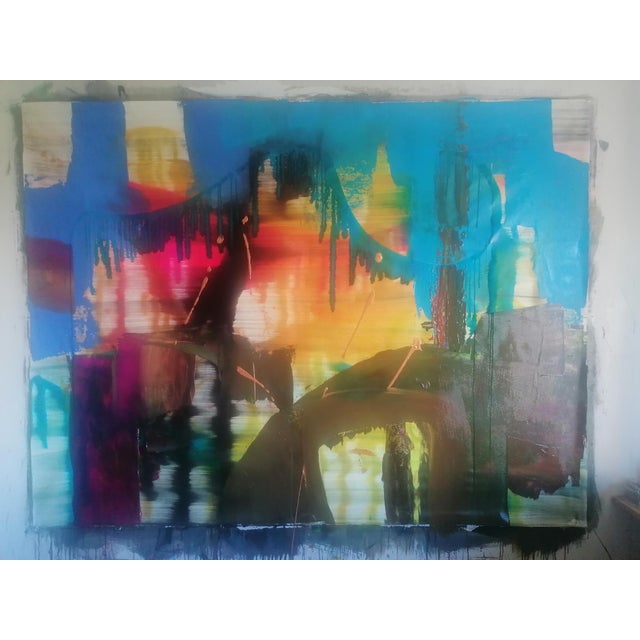 Stefano Mazzolini, Leonide, 2023, Acrylic & Oil on Canvas For Sale - Image 18 of 18