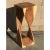 Made with acacia wood and possessing striking contrasting wood tones, the natural wood twist stand is skillfully carved...