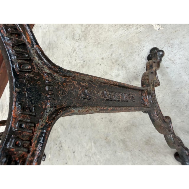 Stone Late 19th Century Marble Bistro Table For Sale - Image 7 of 9