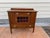 Antique Arts & Crafts Oak Cabinet With Leaded Glass Door & Velvet Interior For Sale - Image 10 of 17