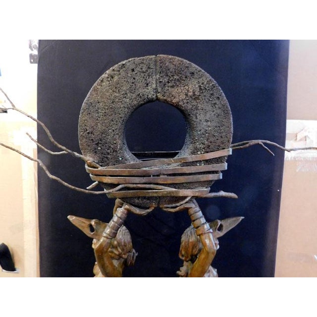 "One Thought Conceived" Original Limited Edition Bronze Sculpture by Larry Renzo Lewis Hand Signed by the artist Size: 94"...