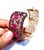 Bochic “Capri” Natural Ruby & Amethyst Cuff Set In 18K Gold & Silver For Sale In New York - Image 6 of 12