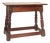William and Mary Style English Oak Joint Stool For Sale