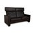 Francis Leather Three Seater Brown Sofa from Brühl For Sale - Image 4 of 11