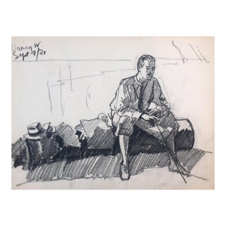 1931 Norman Kent Portrait of Harry For Sale