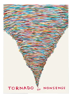 David Shrigley, Tornado of Nonsense, 2021