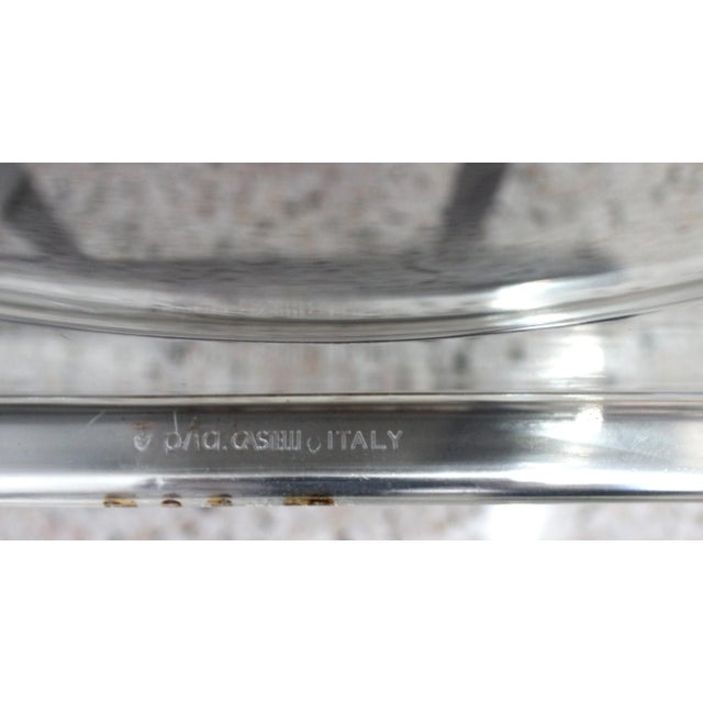 Castelli Plia Folding Chairs in Lucite and Chrome - A Set of 3 For Sale - Image 12 of 13