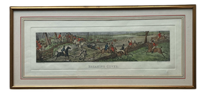 After Henry Thomas Alken, Breaking Cover, Well-Known Fox Hunting Scene, 1960, Print, Framed