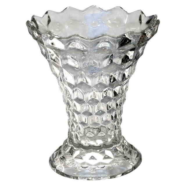 Vintage Fostoria American Clear No. 2056 Stem 270 Swung Flared Glass Vase – 9.5" Beautiful vintage Fostoria American clear...