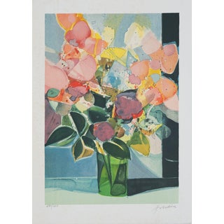 Camille Hilaire, Le bouquet de printemps, Lithograph For Sale