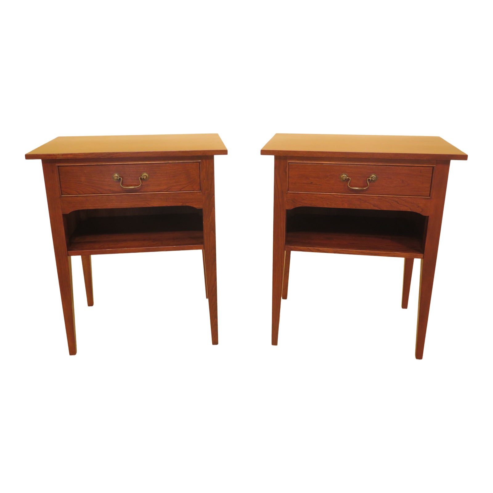 Nichols & Stone by Stickley Cherry NightstandsA Pair Chairish