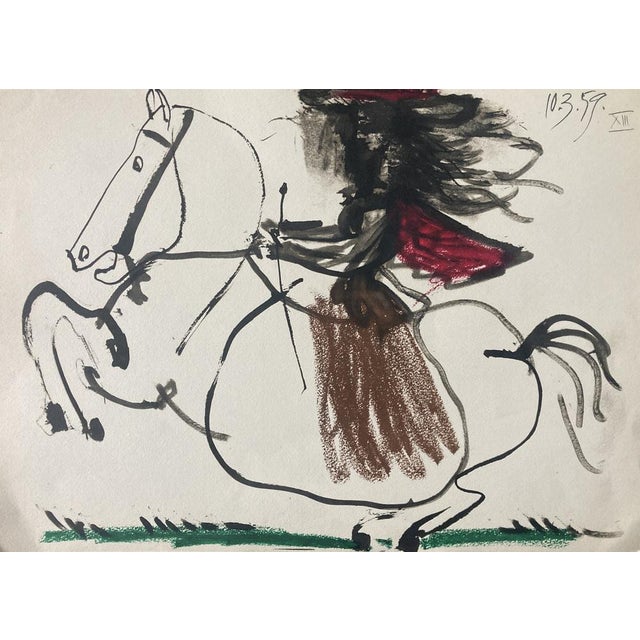 After Pablo Picasso, La Cavalière, Toros y Toreros, Cercle d'Art, 1961, Print For Sale - Image 12 of 12