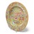 An expressive early mason chinoiserie plate with a rich ochre ground and bold enamel decoration. A serpentine dragon,...