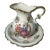 Vintage Japanese Creamer & Saucer With Victorian Courting Couple and Gold Gilt For Sale