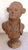 Antique terracotta bust of a man. Worn surfaces and possibly late 18th century or early 19th C. signs of restoration or...