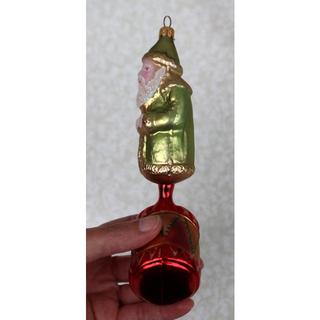 Fantastic 1995 Christopher Radko Drummer Santa ornament. I love the colors and Christopher Radko shine. An older vintage...